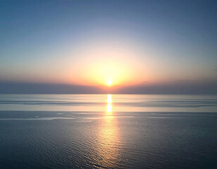 Fototapeta premium Beautiful sunrise, wonderful seascape - 아름다운 일출 (해돋이), 멋진 바다 풍경