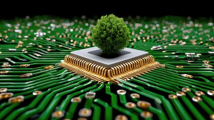 Eco friendly computer chip