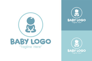 Baby Logo Creative and Wholesome Logo for Baby Care