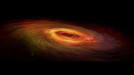 Accretion Disk of a Black Hole - Powered by Adobe
