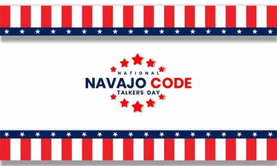 National Navajo Code Talkers Day desgin concept , vektor ilustration