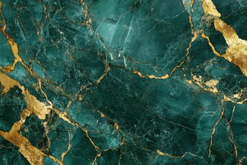 Dark green marble texture with gold veins