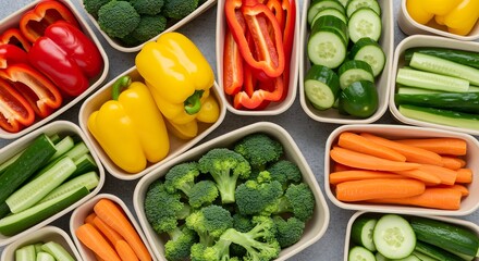 Individually wrapped vegetables