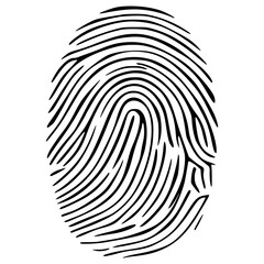 Unique fingerprint design showcasing intricate line patterns