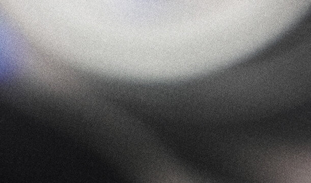 Dark black white gray grainy gradient background abstract monochrome noise texture backdrop wide banner size