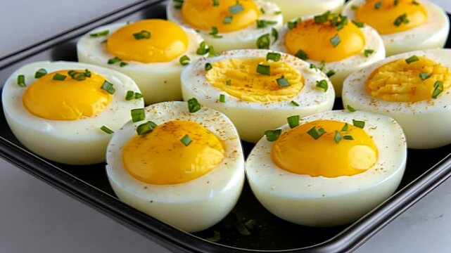 Delicious Boiled Eggs with Herbs and Spices