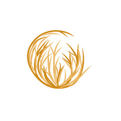 tumbleweed grass vector illustration