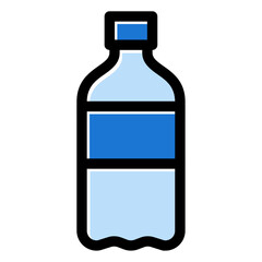 bottle of water vector icon