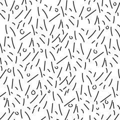 Texture with lines and drops or simple line art