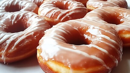 Vermont Maple Glazed Donuts Burlington sweet breakfast pastry syrup infused