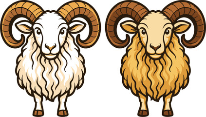 Cartoon sheep vector.eps