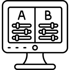 Ab testing Icon