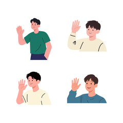 Illustration of a Thinking and Confused Man