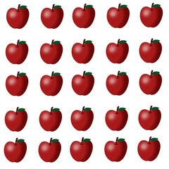 A bunch of Apples pattern background
