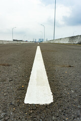 marking lines on paved roads