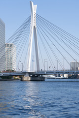 中央大橋と隅田川