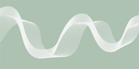 Abstract vector art illustration design features blue flowing lines and colourful waves creating a smooth, motion-filled backdrop