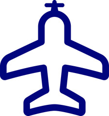 Vector illustration of a aircraft in the sky