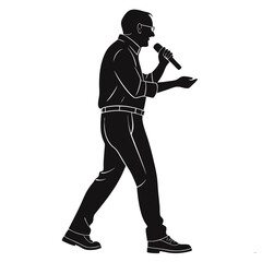 Silhouette of a Public Speaker