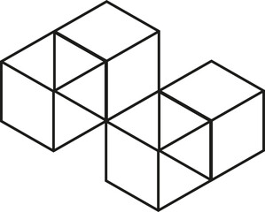 abstract cubic perspective line element