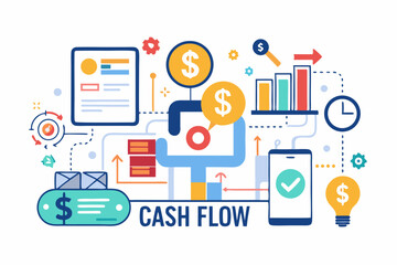 Simple black and white outline of a trophy cup with a star in the center, representing success, victory, recognition, and achievement. This minimalist vector illustration is perfect for business award