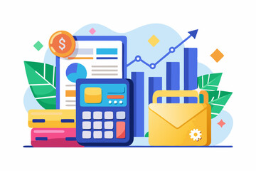 Simple black and white outline of a trophy cup with a star in the center, representing success, victory, recognition, and achievement. This minimalist vector illustration is perfect for business award