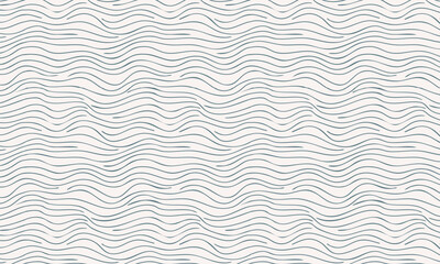 Simple Hand-Drawn Wave Texture Background