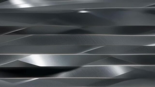 Metallic diamond waveguides in various etching stages, highlighting the contrast between polished surfaces and roughened sections, create a visually striking pattern