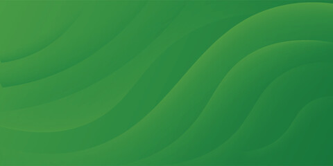 Abstract Vector green banner background. Graphic design banner pattern background template with dynamic curve shapes. for banner, web
