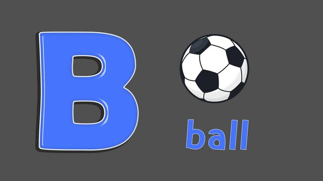 Letter B - Ball | Fun Alphabet Animation for Kids