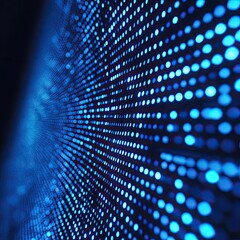 LED display wall close-up