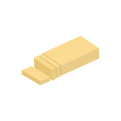 バターのアイコンイラスト 調味料シリーズ