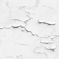 Cracked white plaster texture