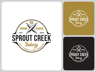bakery logo vector