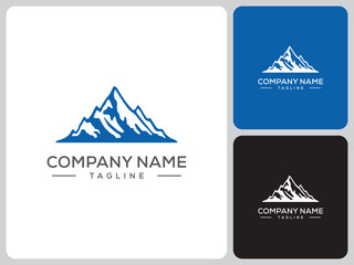 mountain logo vector