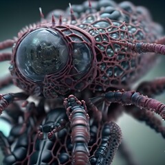 Futuristic Mechanical Insect Design