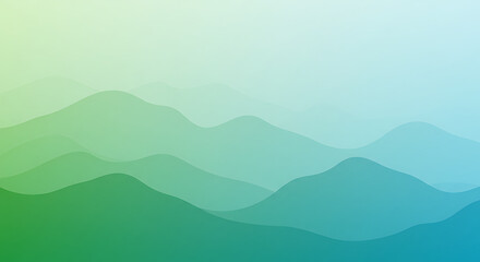 mountain landscape with clouds