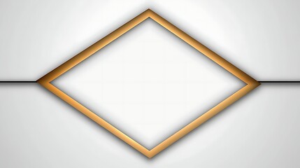 Geometric white and gold design