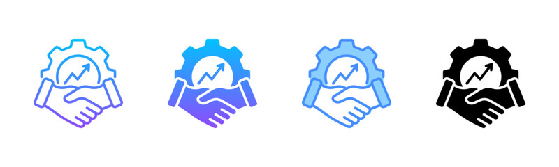 Partnership Multi Style Icon Set