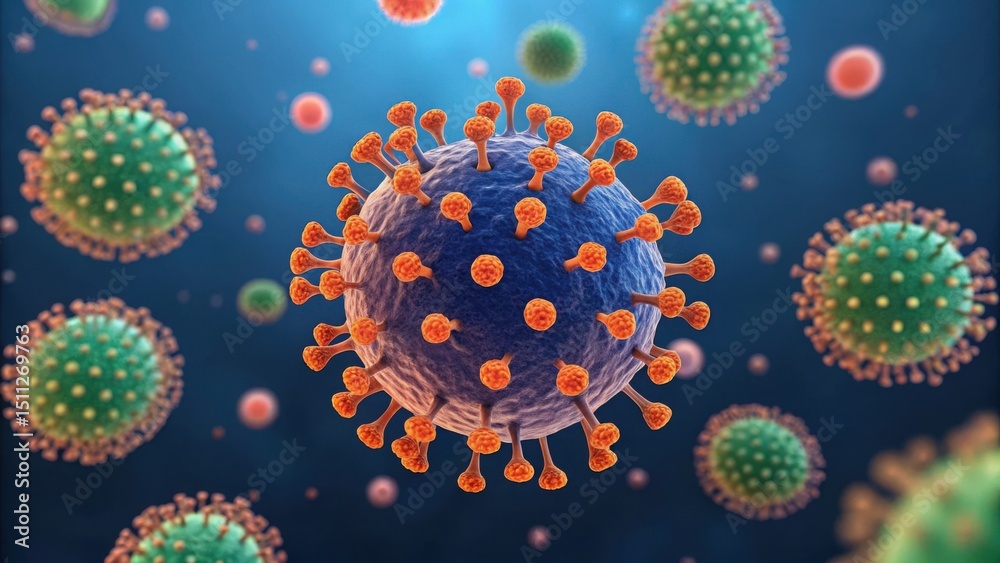 Poster immune receptors interacting at cellular level in virus context