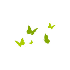 World Environment Day with Butterflies. Vector illustration 