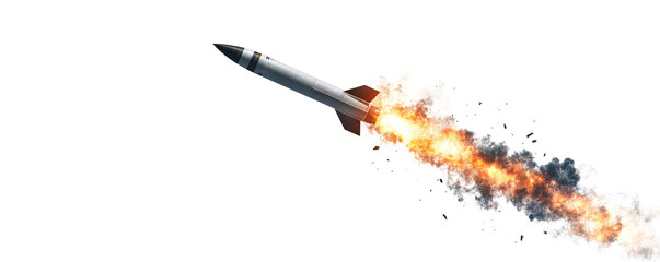 Transparent missile rocket - PNG