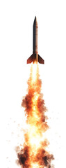 Transparent missile rocket - PNG