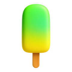 PNG Vibrant gradient popsicle illustration.