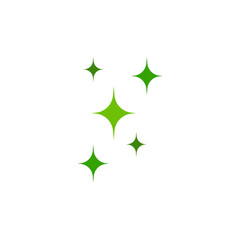 world environment day sparkle star. Vector illustration 
