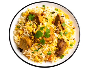 fried rice with chicken