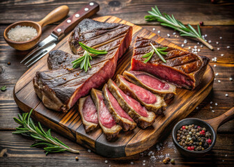 Dry-Aged Porterhouse Steak - Juicy T-bone beef steak grilled to perfection
