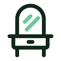 dresser icon for illustration
