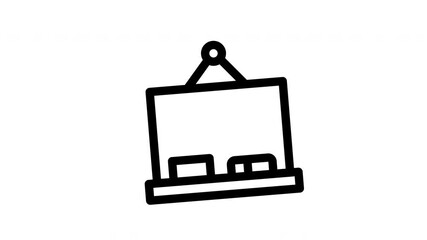 whiteboard minimalist stroke animation