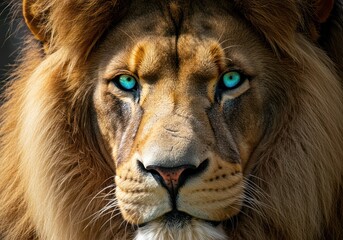 close up of a lion By Generated AI